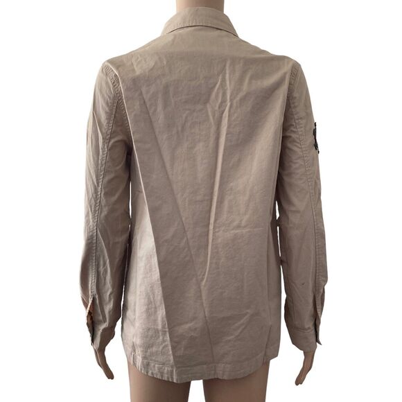 Love Tree Shacket Shirt Jacket Womens Small Part E-3CL Military - Picture 2 of 14